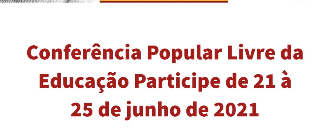Conferência Popular Livre da Educação - Movimento Revoada
