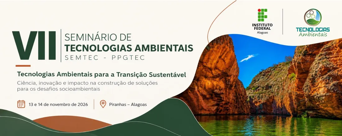VII Seminário de Tecnologias Ambientais do PPGTEC