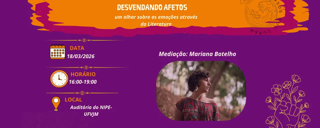 Oficina: Desvendando os afetos: um olhar sobre a afetividade através da Literatura