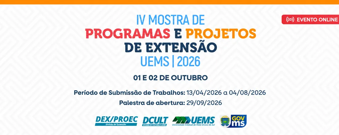 IV Mostra de Programas e Projetos de Extensão da UEMS-2026