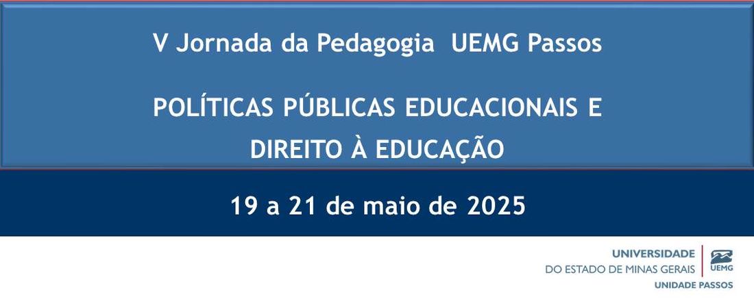 IV Jornada da Pedagogia UEMG Passos