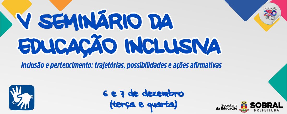 V Seminário da Educação Inclusiva