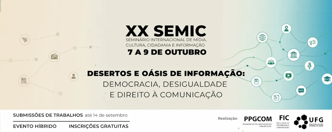 XX Seminário Internacional de Mídia, Cultura, Cidadania e Informação