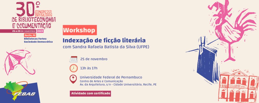 Workshop "Indexação de ficção literária"