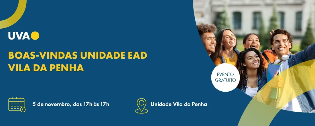 Boas-vindas Unidade Vila da Penha EAD