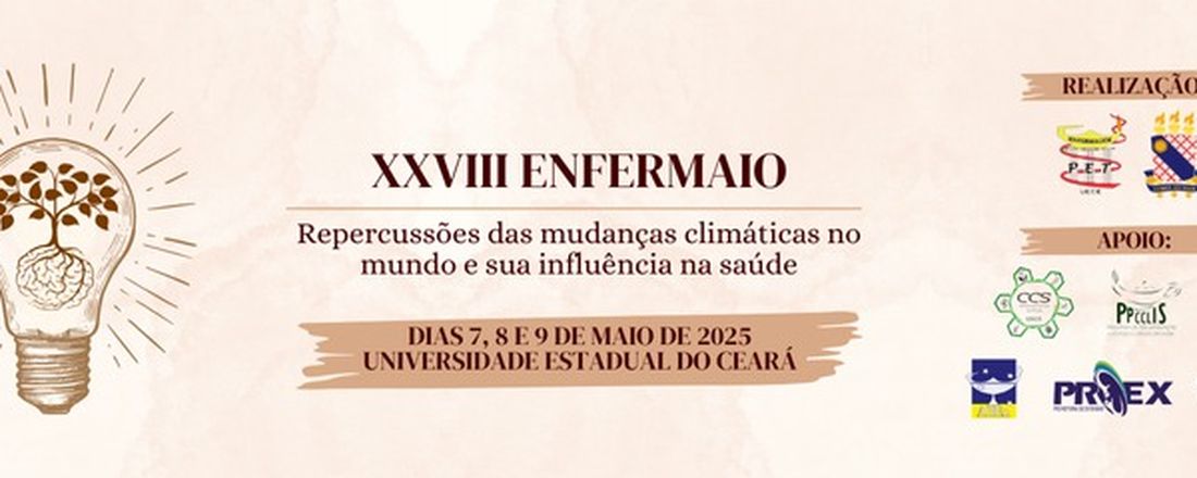 XXVIII ENFERMAIO: Repercussões das mudanças climáticas no mundo e sua influência na saúde