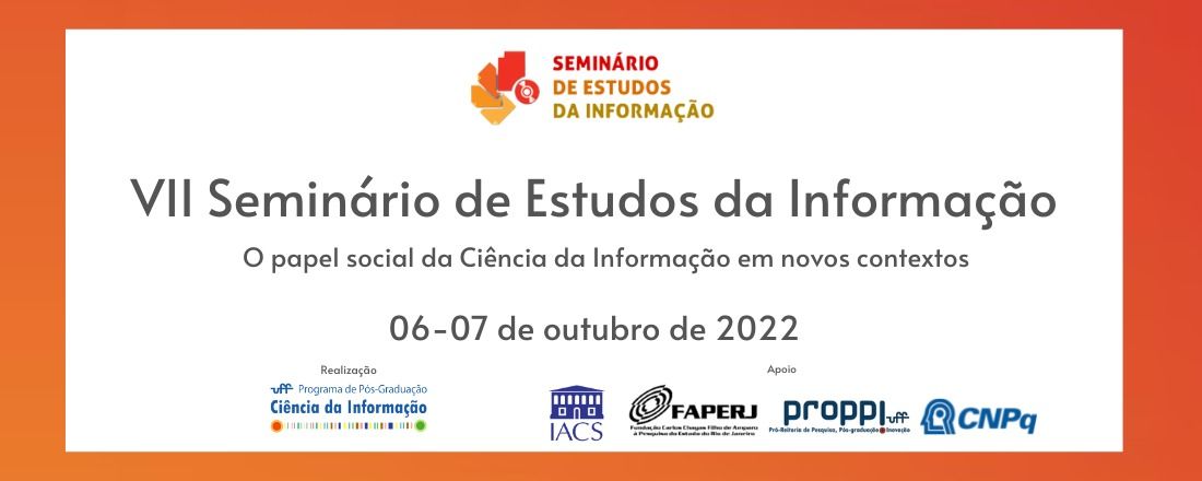 VII Seminário de Estudos da Informação do PPGCI