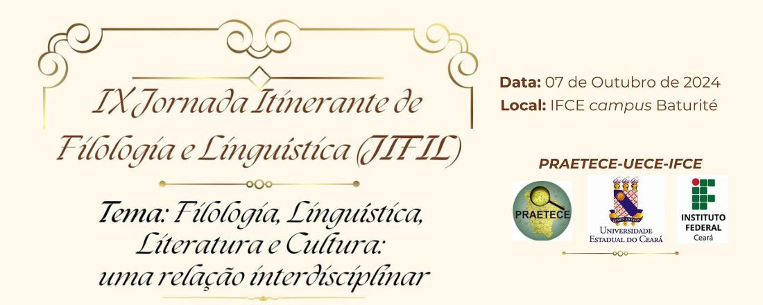 IX JORNADA ITINERANTE DE FILOLOGIA E LINGUÍSTICA