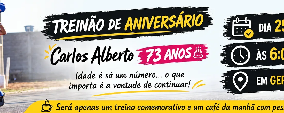 Treinão de Aniversário do Carlos Alberto!