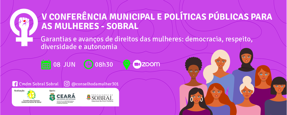 V Conferência Municipal de Políticas Públicas Para as Mulheres