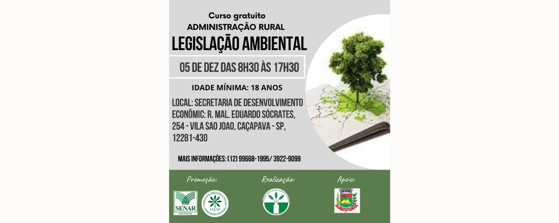 ADMINISTRAÇÃO RURAL – LEGISLAÇÃO AMBIENTAL