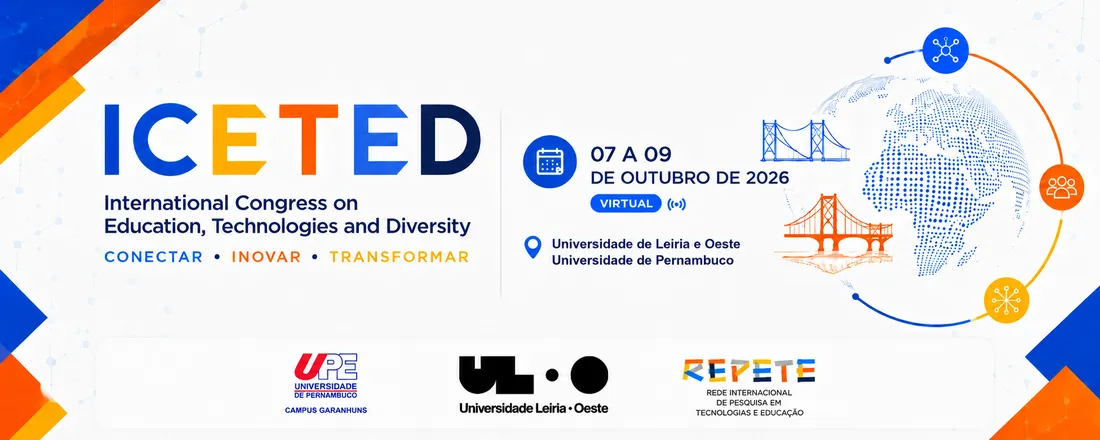 I ICETED – INTERNATIONAL CONGRESS ON EDUCATION, TECHNOLOGIES AND DIVERSITY