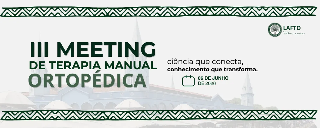III MEETING DE TERAPIA MANUAL ORTOPÉDICA