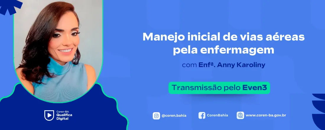 Manejo inicial de vias aéreas pela enfermagem