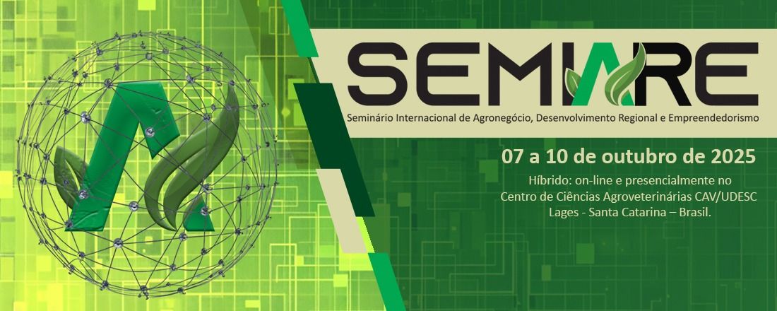Seminário Internacional de Agronegócio, Desenvolvimento Regional e Empreendedorismo - SEMIARE 2025