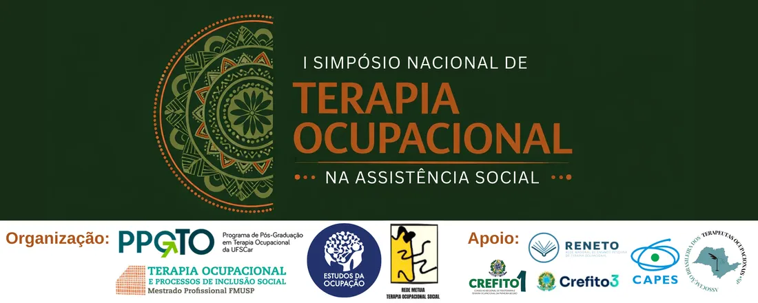 I Simpósio Nacional de Terapia Ocupacional na Assistência Social