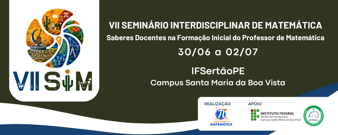VII SEMINÁRIO INTERDISCIPLINAR DE MATEMÁTICA