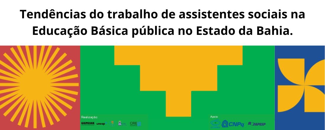 Seminário da Pesquisa: “Tendências do trabalho de assistente social na educação básica pública no Brasil” Apoio financeiro do CNPq – Edital Universal - Resultados parciais
