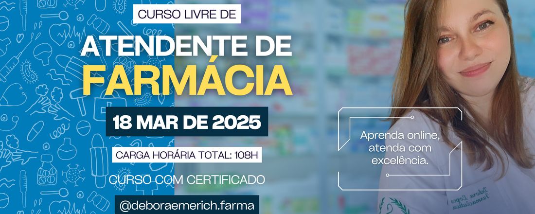 Curso livre de atendente de farmácia 2.0