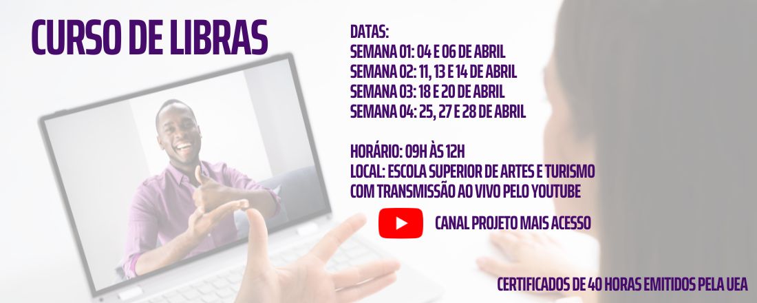 Curso de Libras - Módulo Básico I {inscrições encerradas}