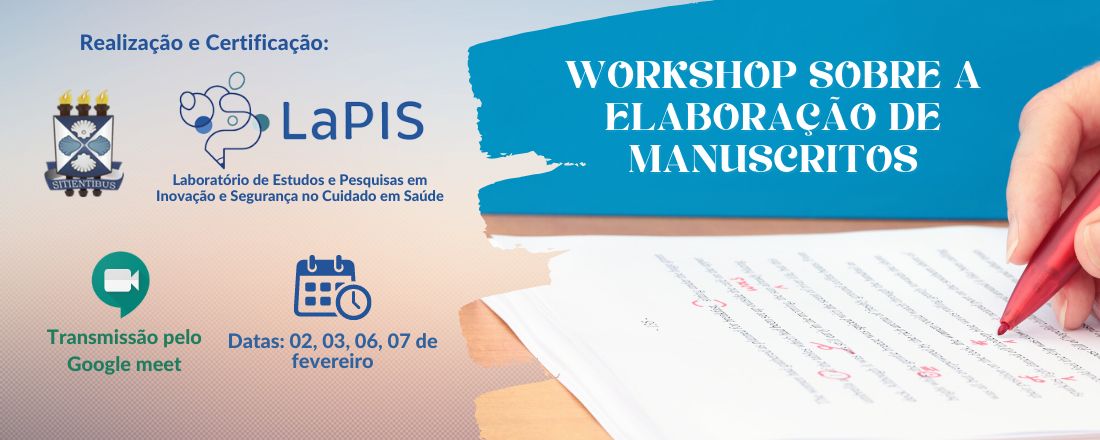 Workshop sobre a elaboração de manuscritos