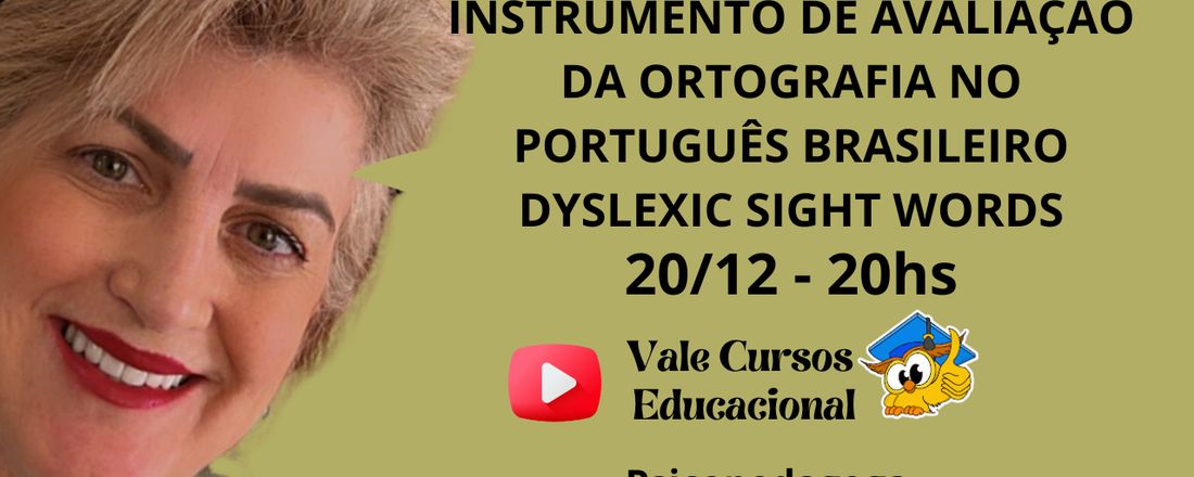 INSTRUMENTO DE AVALIAÇÃO DA ORTOGRAFIA NO PORTUGUÊS BRASILEIRO