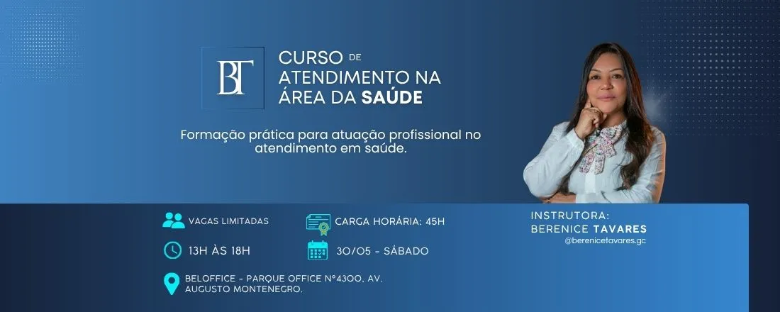 Curso de Atendimento na área da Saúde