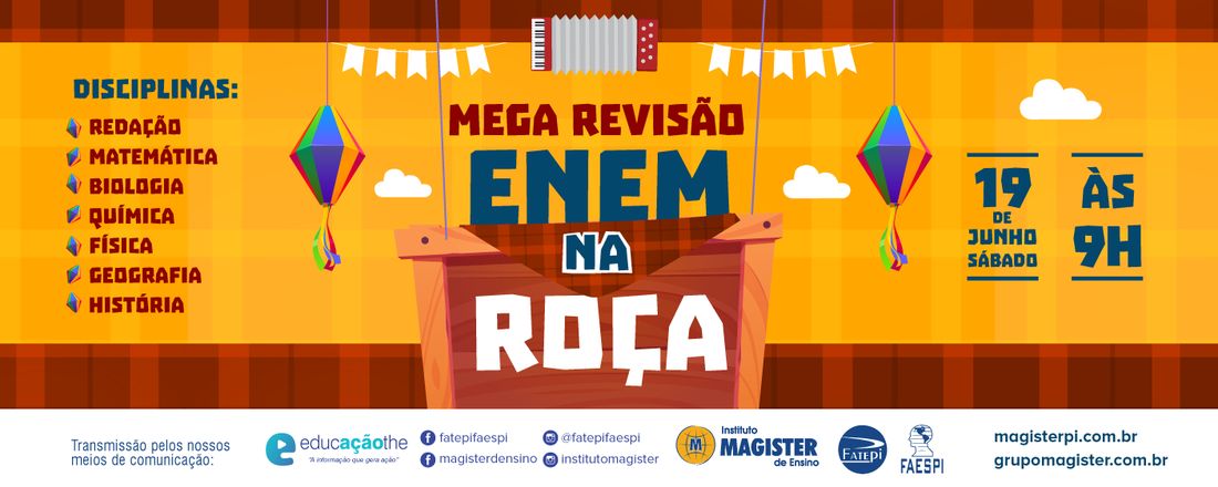 MEGA REVISÃO ENEM DA ROÇA