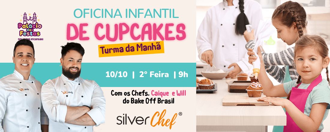 Oficina Infantil de Cupcakes - Manhã