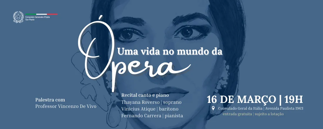 Conferência: Uma vida no mundo da ópera
