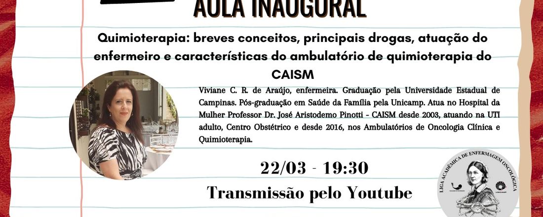 Aula Inaugural LEOn: Quimioterapia