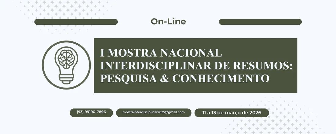 I MOSTRA NACIONAL INTERDISCIPLINAR DE RESUMOS: Pesquisa & Conhecimento