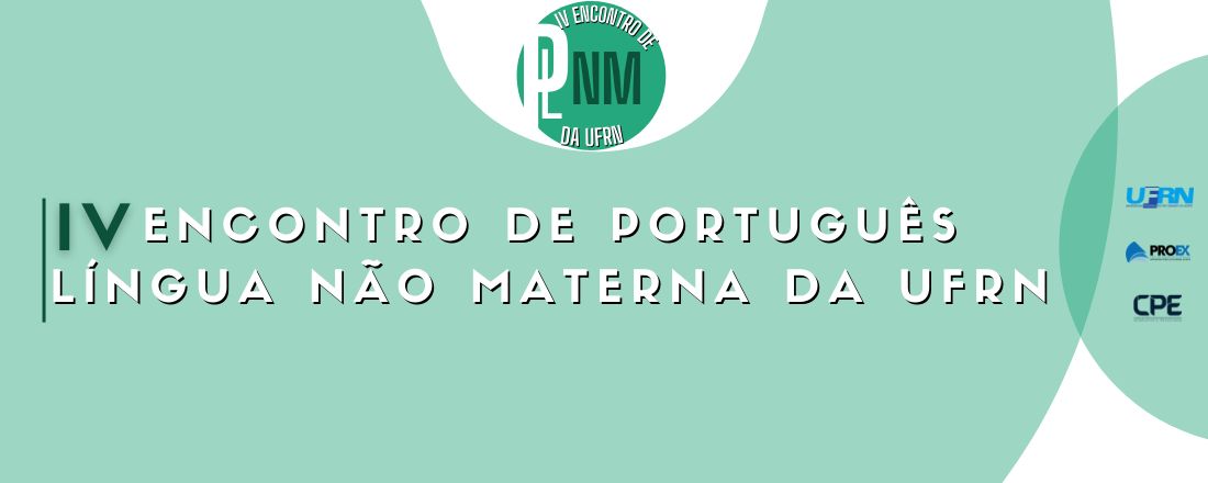 IV ENCONTRO DE PORTUGUÊS LÍNGUA NÃO MATERNA DA UFRN