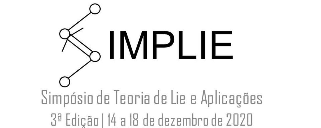 III SIMPLIE - Simpósio de Teoria de Lie e Aplicações