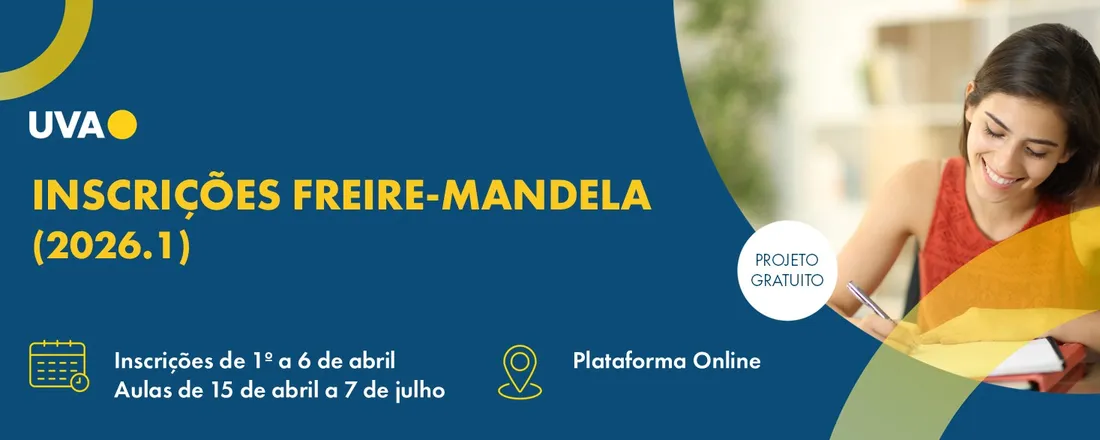 Projeto Freire-Mandela: Aulas de Inglês Gratuitas (2026.1)