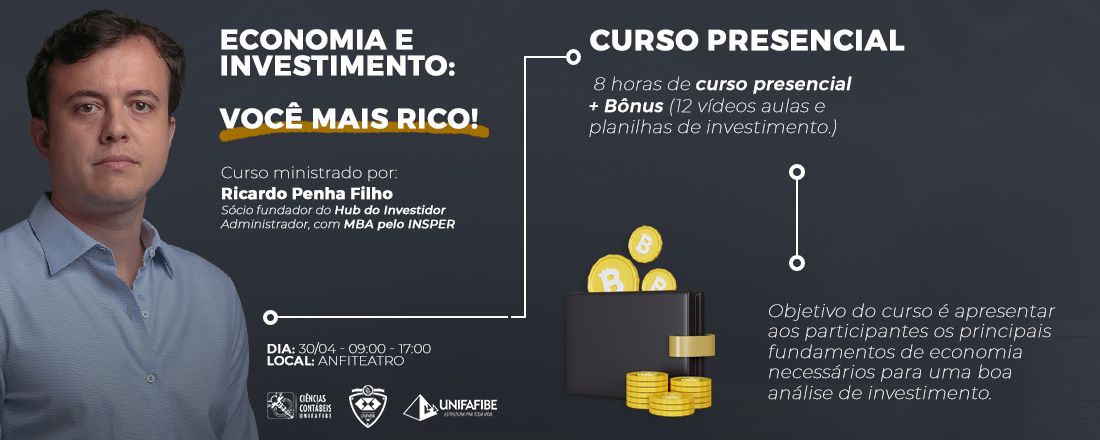 Economia e investimento - Você mais rico!