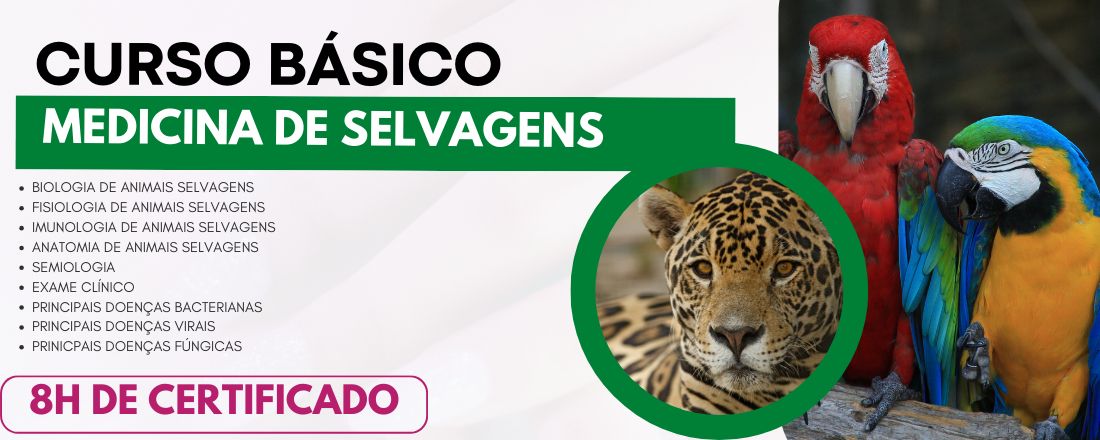 CURSO BÁSICO: MEDICINA DE SELVAGENS