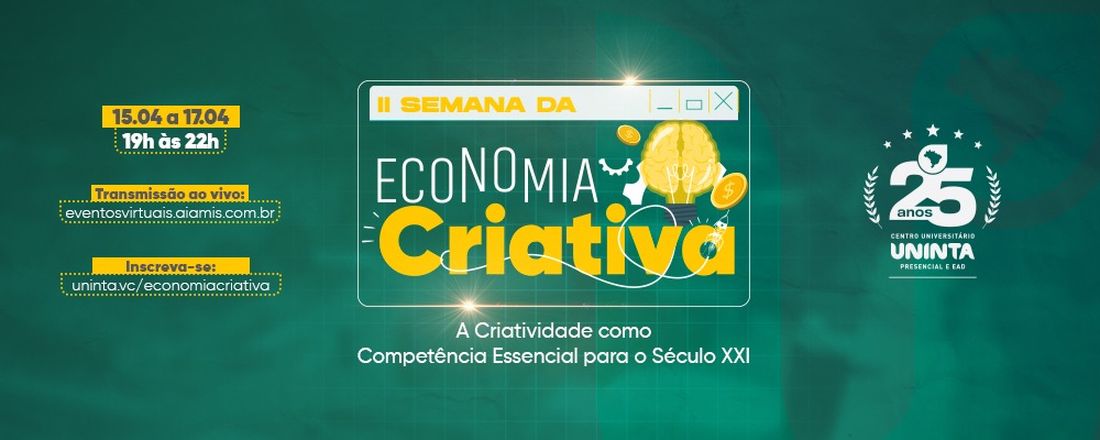 2a Semana da Economia Criativa do Uninta EAD