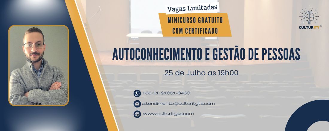 Minicurso - Autoconhecimento e Gestão de Pessoas