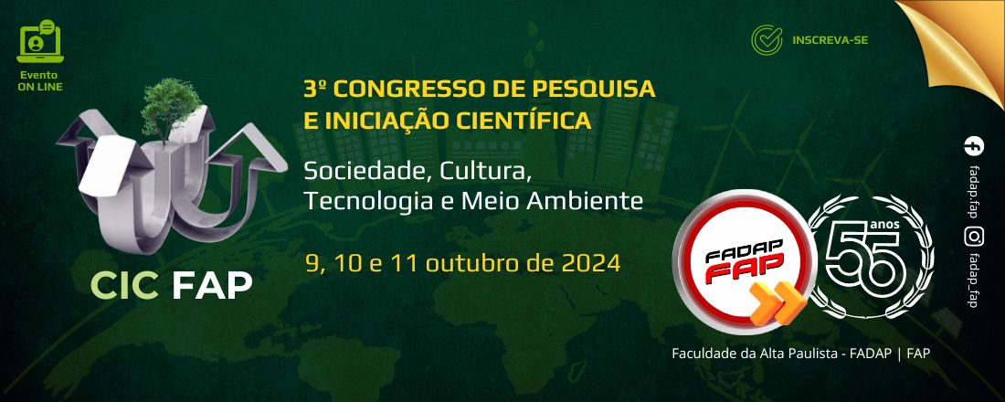 III CIC-FAP - CONGRESSO DE PESQUISA E INICIAÇÃO CIENTÍFICA DA  FACULDADE DA ALTA PAULISTA