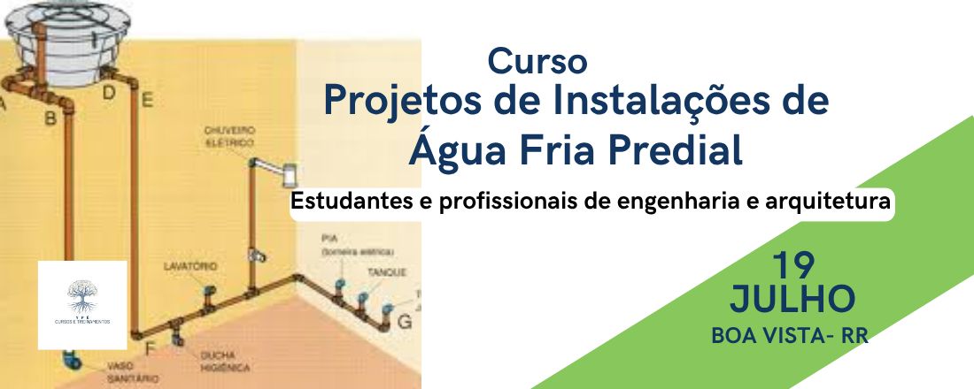 Curso: Projeto de Instalações de Água Fria Predial