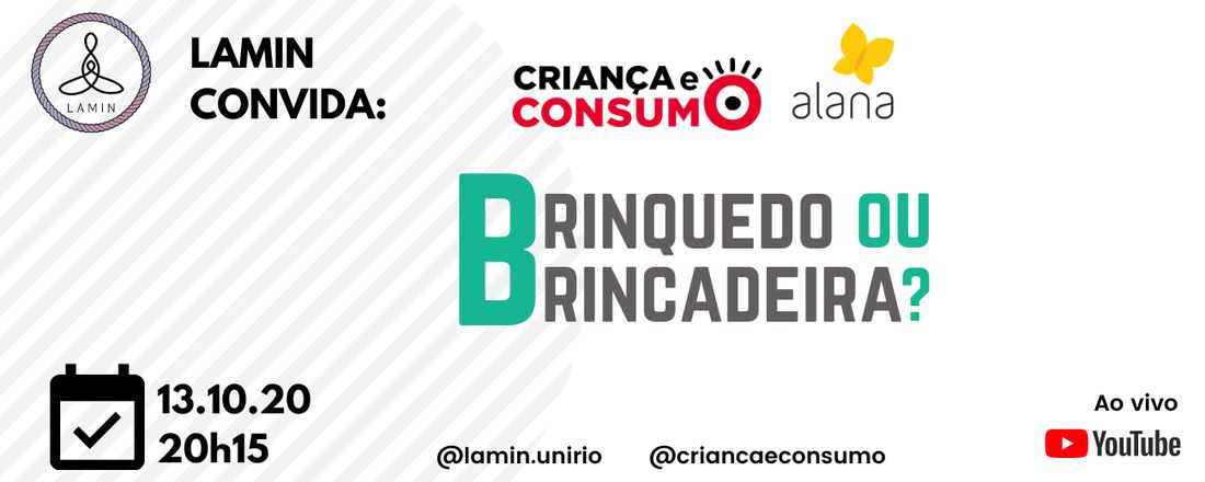 Dia das Crianças: Brinquedo ou Brincadeira?