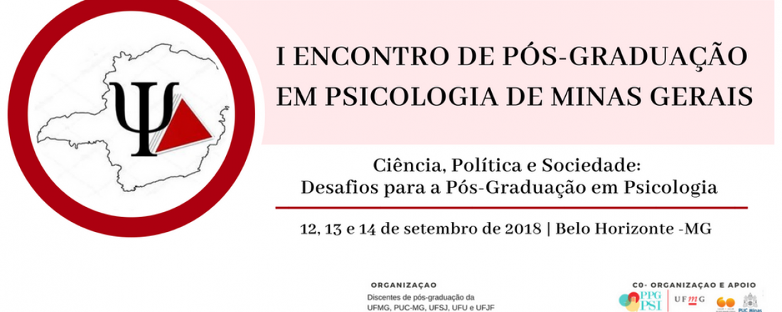 I Encontro de Programas de Pós Graduação em Psicologia de Minas Gerais