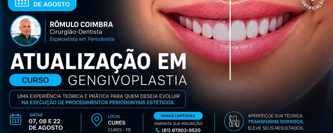 Curso de Atualização em Gengivoplastia