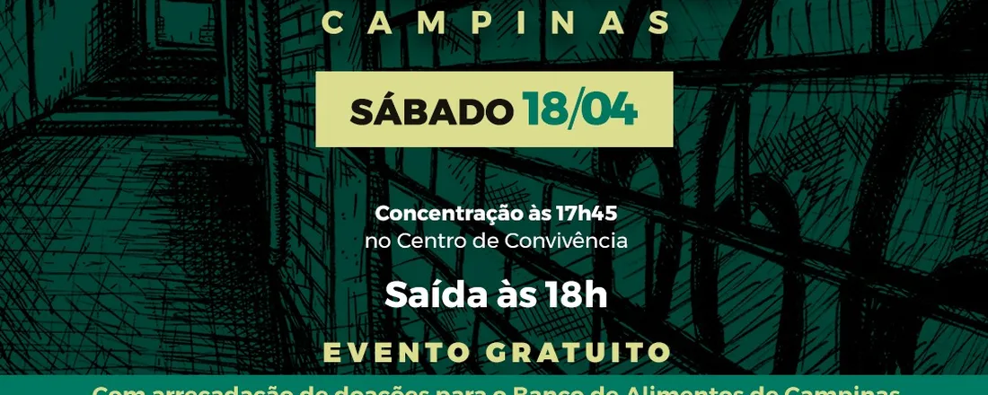 Campinas - 18/04 às 18: 00 - Caminhada Sobrenatural