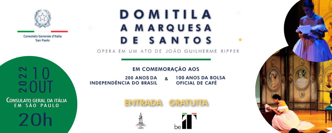 Ópera Domitila - A Marquesa de Santos no Consulado Geral da Itália em São Paulo