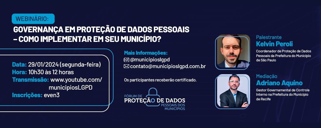 Governança em Proteção de Dados Pessoais: Como implantar em seu Município?