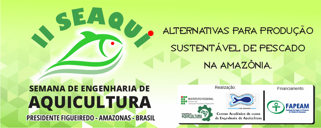 SEAQUI - II SEMANA DA ENGENHARIA DE AQUICULTURA