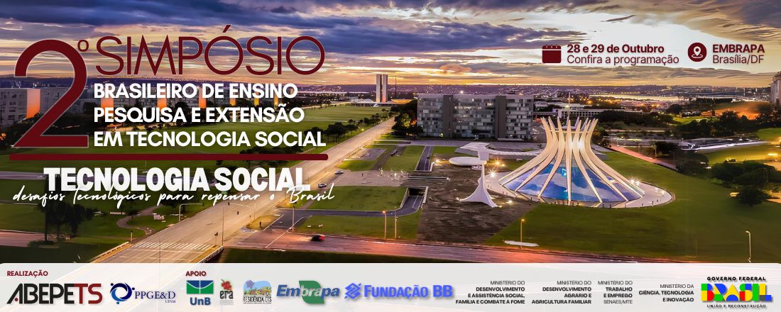 2º Simpósio Brasileiro de Ensino, Pesquisa e Extensão em Tecnologia Social