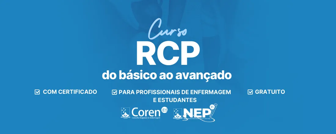 Curso - "RCP do básico ao avançado" | Conceição da Barra (13 de janeiro)